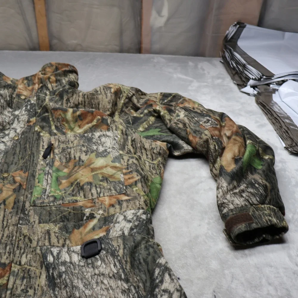 Cabelas Coverall Men XXL Tall Mossy Oak Break-Up Camo Insulated Waterproof 44x33